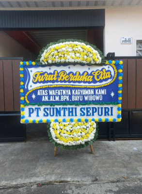 Papan Bunga Duka di Munjul